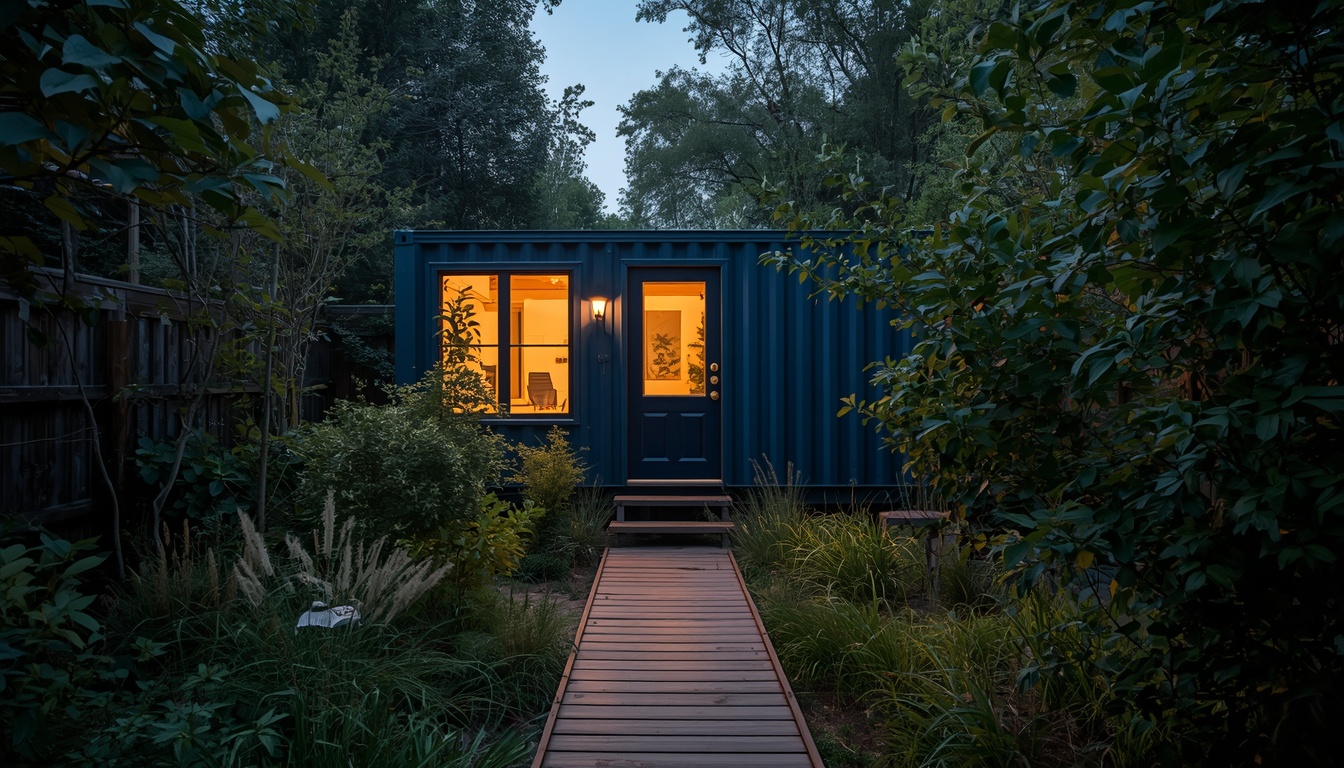 Studio de jardin container : prix et exemples d'aménagement