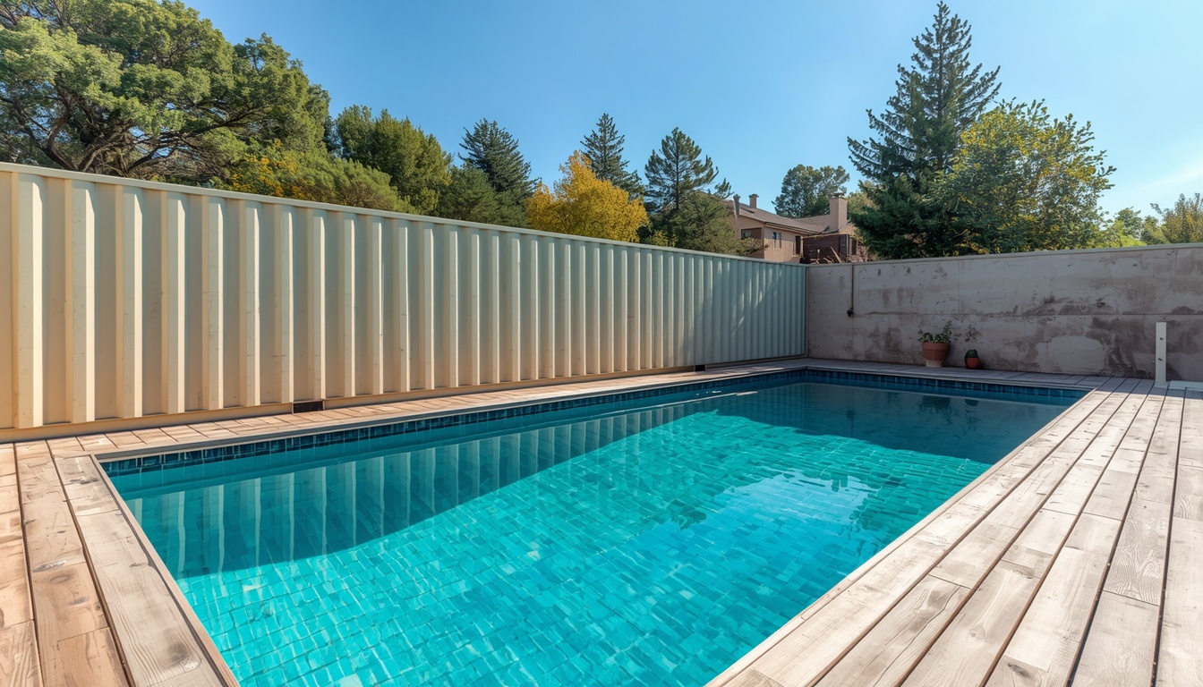 Piscine container : prix, dimensions et installation